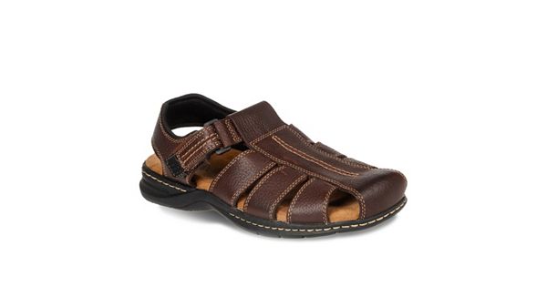 Dr. Scholl's Gaston Men's Leather Fisherman Sandals