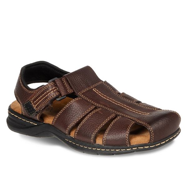 Dr. Scholl's Gaston Men's Leather Fisherman Sandals