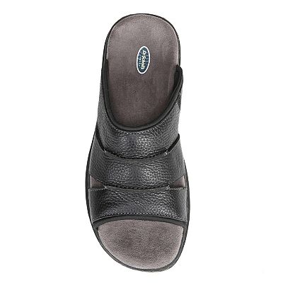 Dr. Scholl s Gordon Men s Leather Slide Sandals