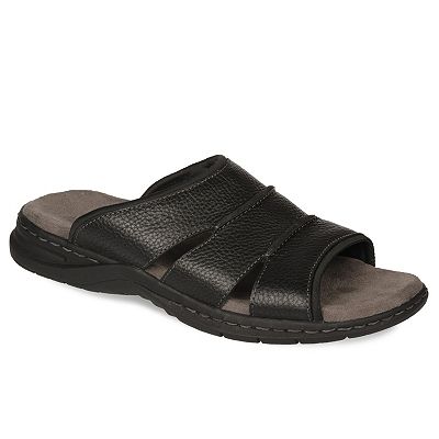 Scholl's Gordon Men's Leather Slide Sandals