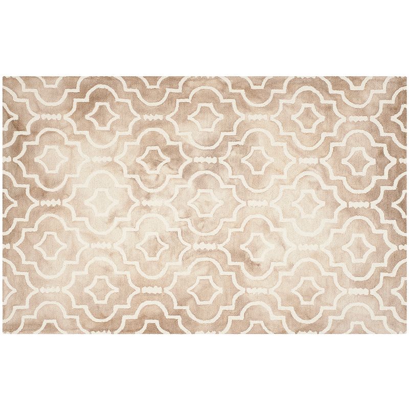 Safavieh Jefferson Quatrefoil Dip-Dyed Wool Rug, Multicolor, 4X6 Ft