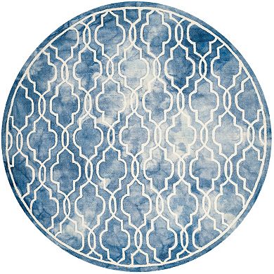 Safavieh Crosby Framed Quatrefoil Dip-Dyed Wool Rug