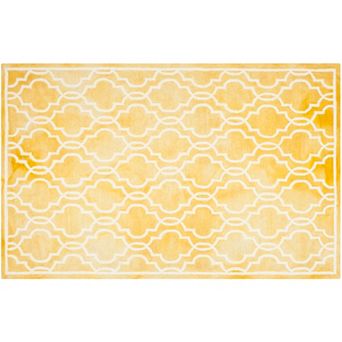 Safavieh Crosby Framed Quatrefoil Dip-Dyed Wool Rug