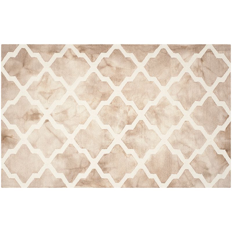 Safavieh Morrison Lattice Dip-Dyed Wool Rug, Multicolor, 4X6 Ft