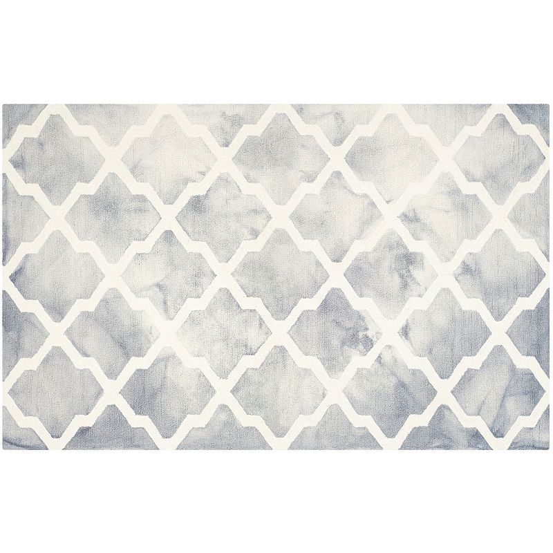 Safavieh Morrison Lattice Dip-Dyed Wool Rug, Multicolor, 7Ft Rnd