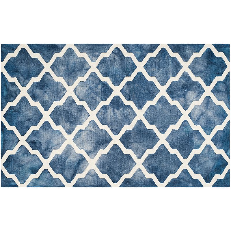 Safavieh Morrison Lattice Dip-Dyed Wool Rug, Multicolor, 7Ft Sq