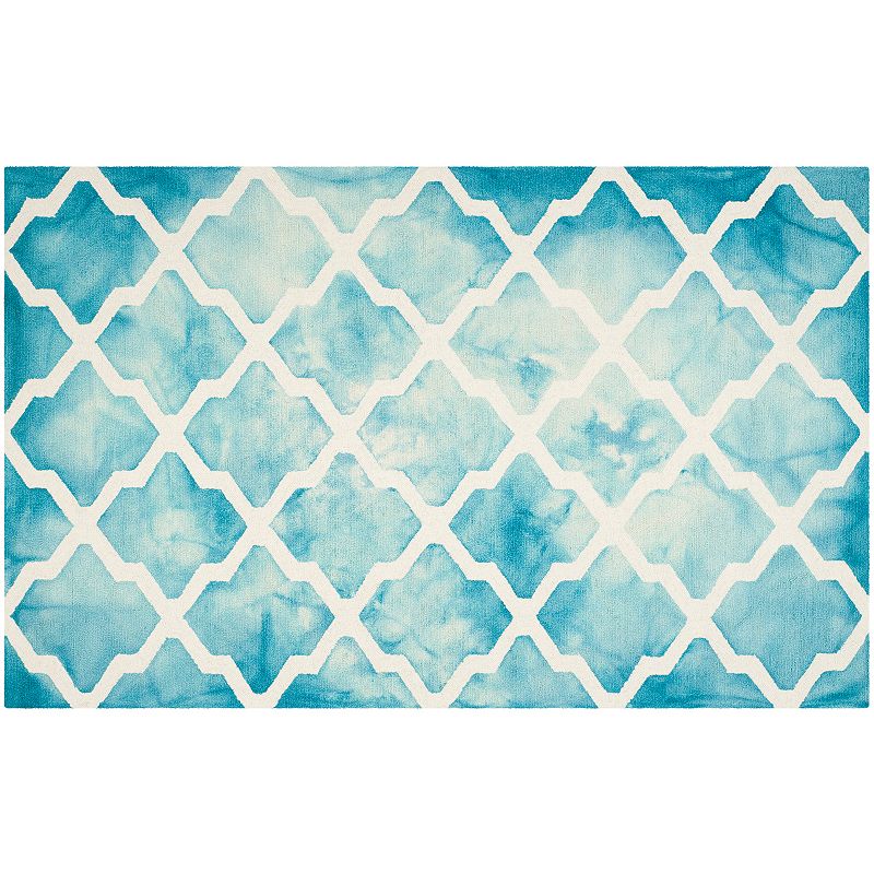 Safavieh Morrison Lattice Dip-Dyed Wool Rug, Multicolor, 8X10 Ft