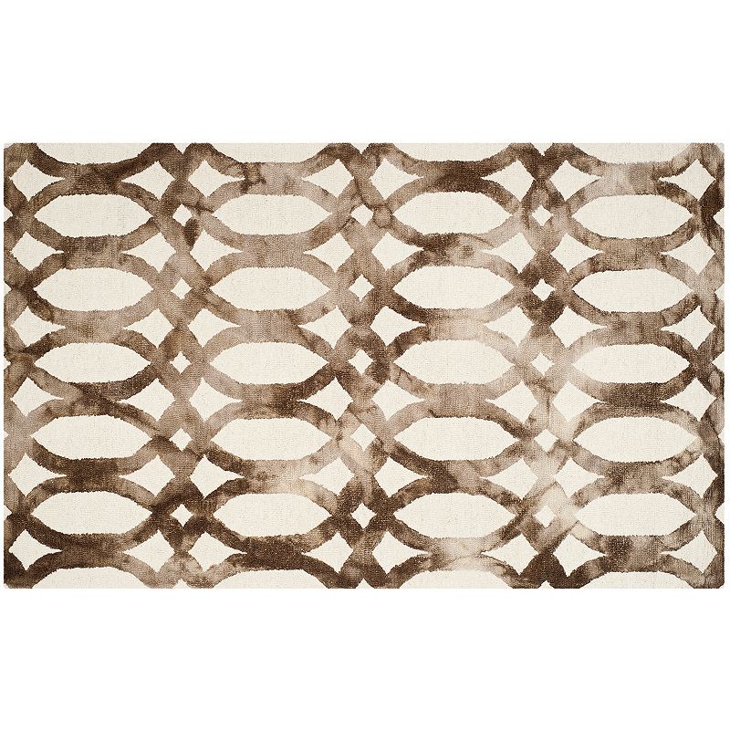 Safavieh Hendrix Geometric Dip-Dyed Wool Rug, Multicolor, 4X6 Ft