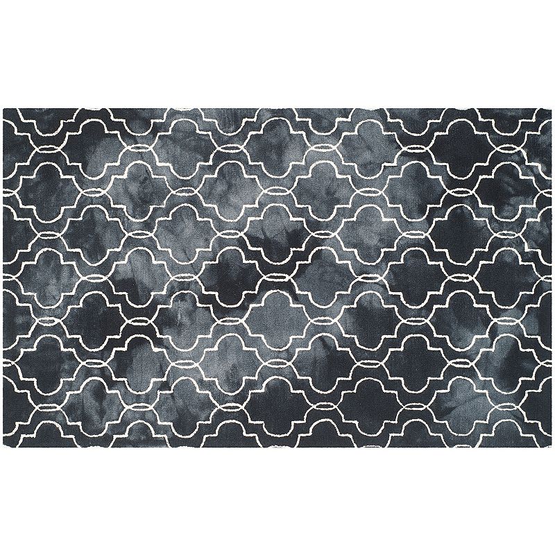 Safavieh Jasmine Quatrefoil Dip-Dyed Wool Rug, Multicolor, 4X6 Ft