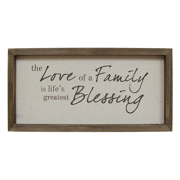Stratton Home Decor "Love Of A Family" Framed Wall Art
