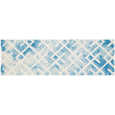 Safavieh Chaz Lattice Dip-Dyed Wool Rug