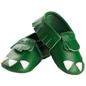 Itzy Ritzy Baby Moc Happens Dino Monster Moccasins