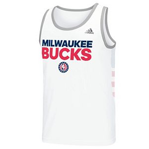 Men's adidas Milwaukee Bucks Tip Off Performance Tank Top