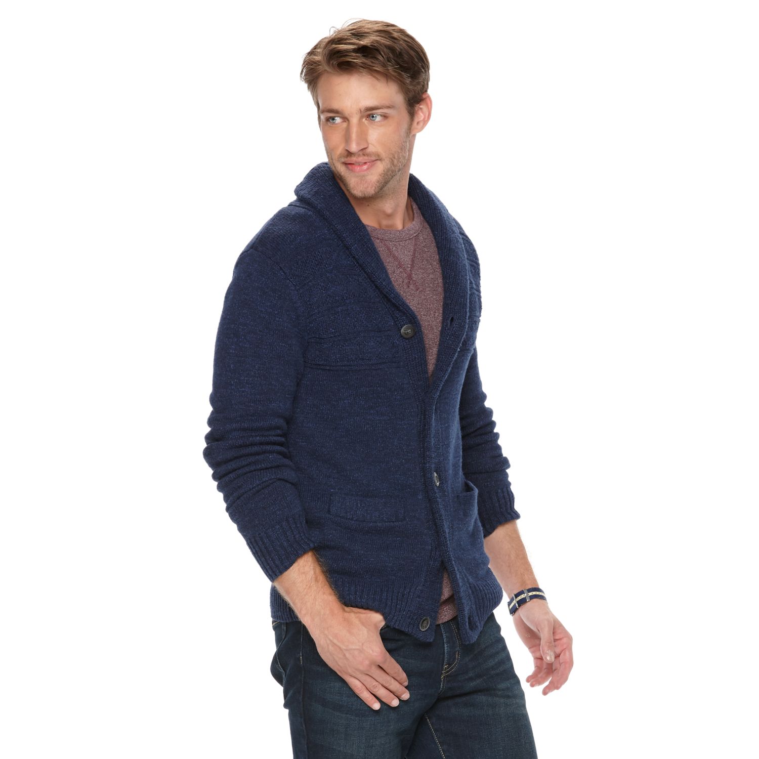 kohls mens cardigan