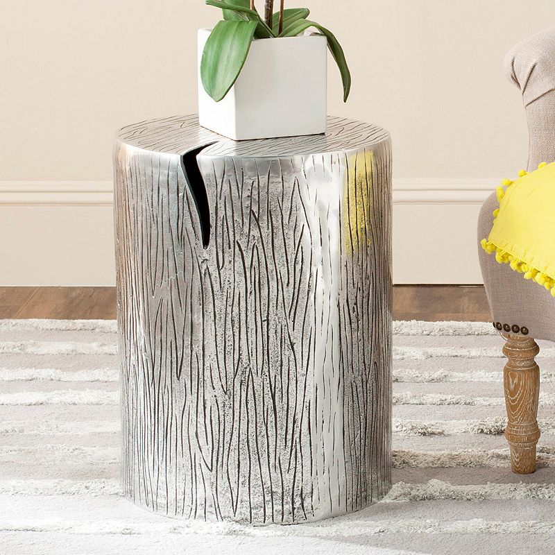Safavieh Forest Metal End Table, Silver