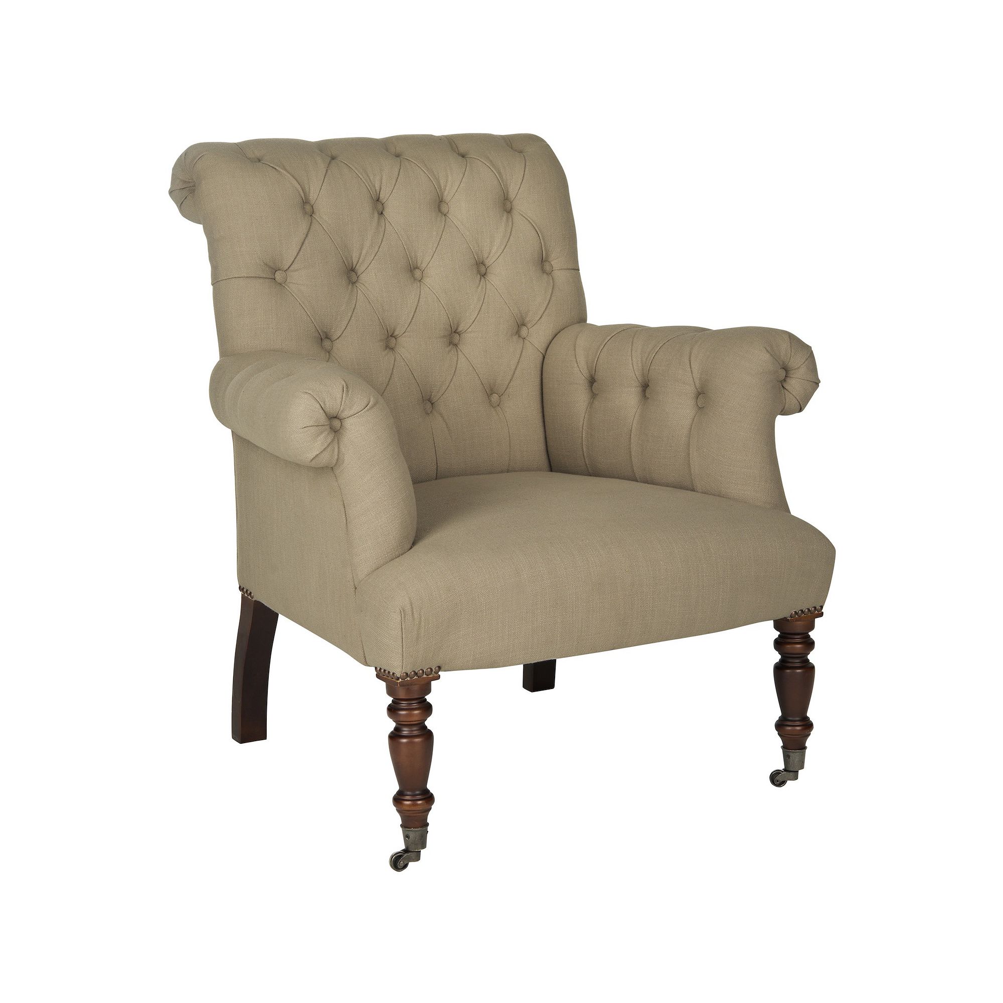 Safavieh Bennet Club Arm Chair, True Brown