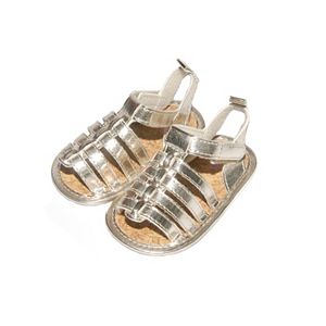Baby Girl OshKosh B'gosh® Metallic Strappy Crib Sandal