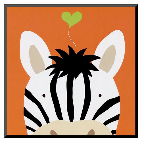 Art.com Peek-A-Boo XII Zebra Wall Art Print