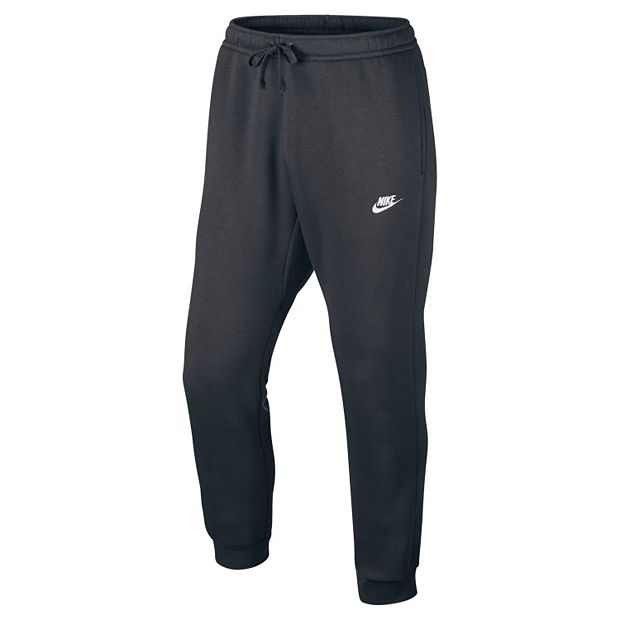 Nike Womens Club Fleece Jogger Sweatpants Dark Grey/White, XX-Large Tall