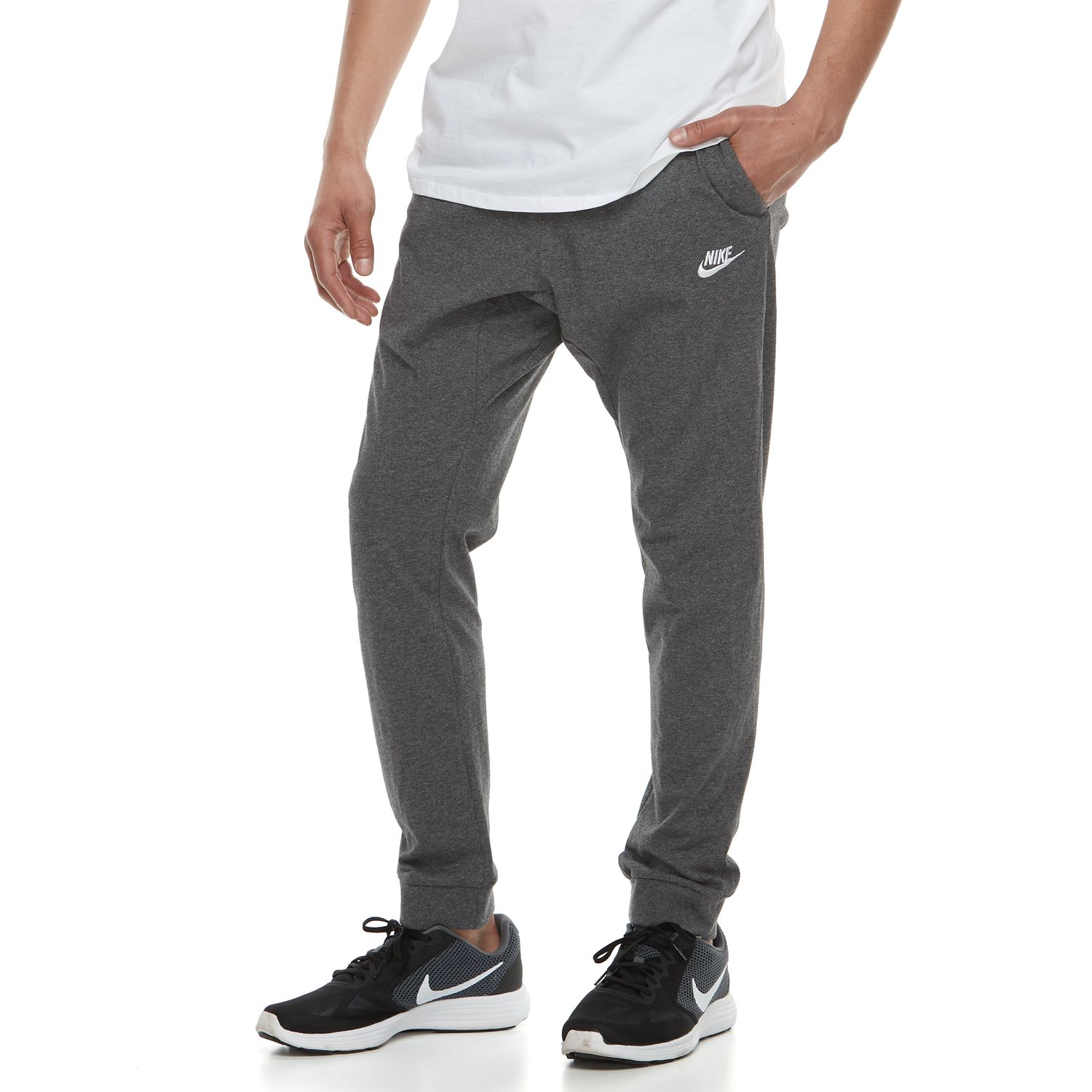 mens nike jersey jogger pants