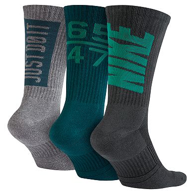 Men's Nike 3-pack Dri-FIT Rise Crew Socks