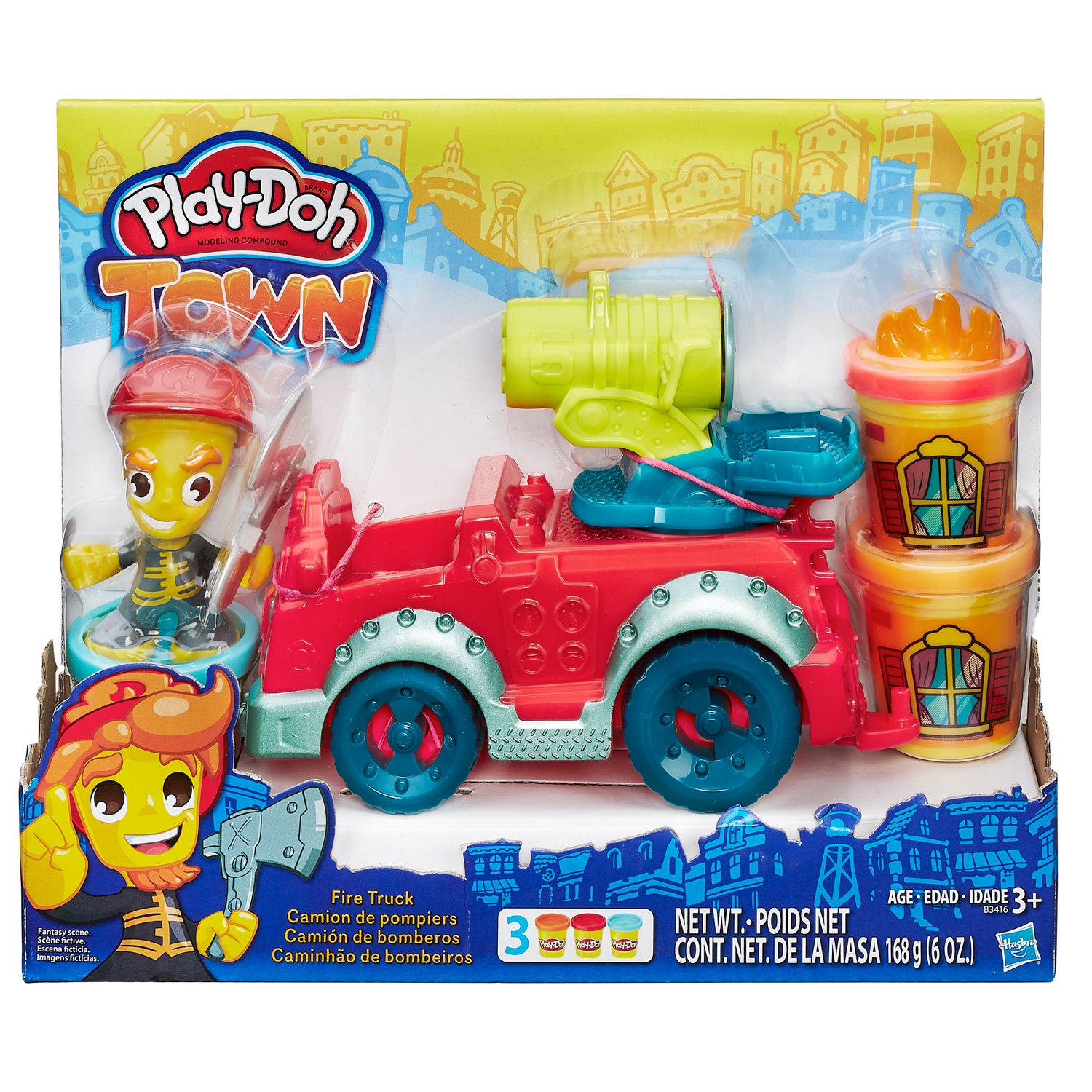 play doh fire engine