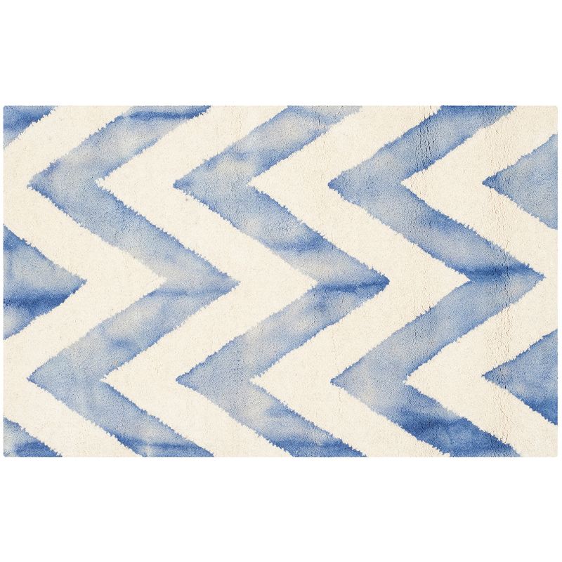 Safavieh Chevron Dip-Dyed Wool Rug, Multicolor, 2X12 Ft