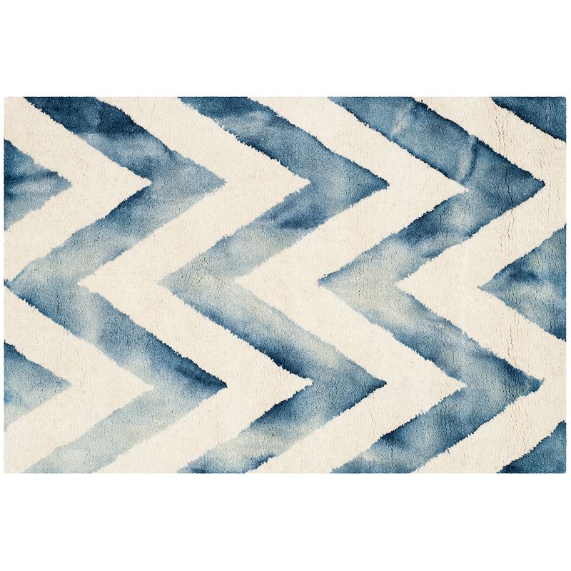 Safavieh Chevron Dip-Dyed Wool Rug, Multicolor, 6X9 Ft