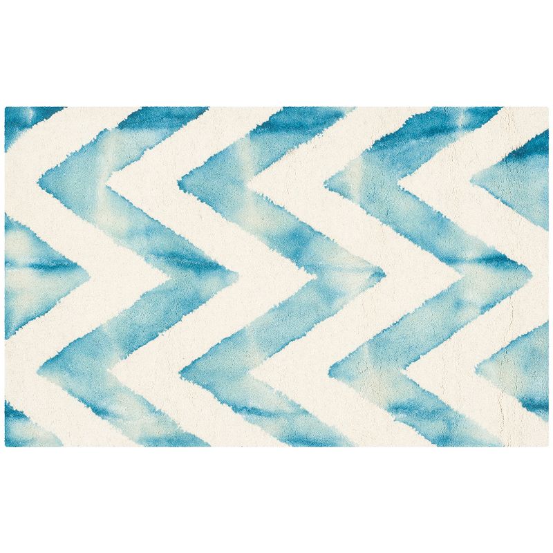 Safavieh Chevron Dip-Dyed Wool Rug, Multicolor, 4X6 Ft