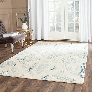 Safavieh Stamp Medallion Dip-Dyed Wool Rug