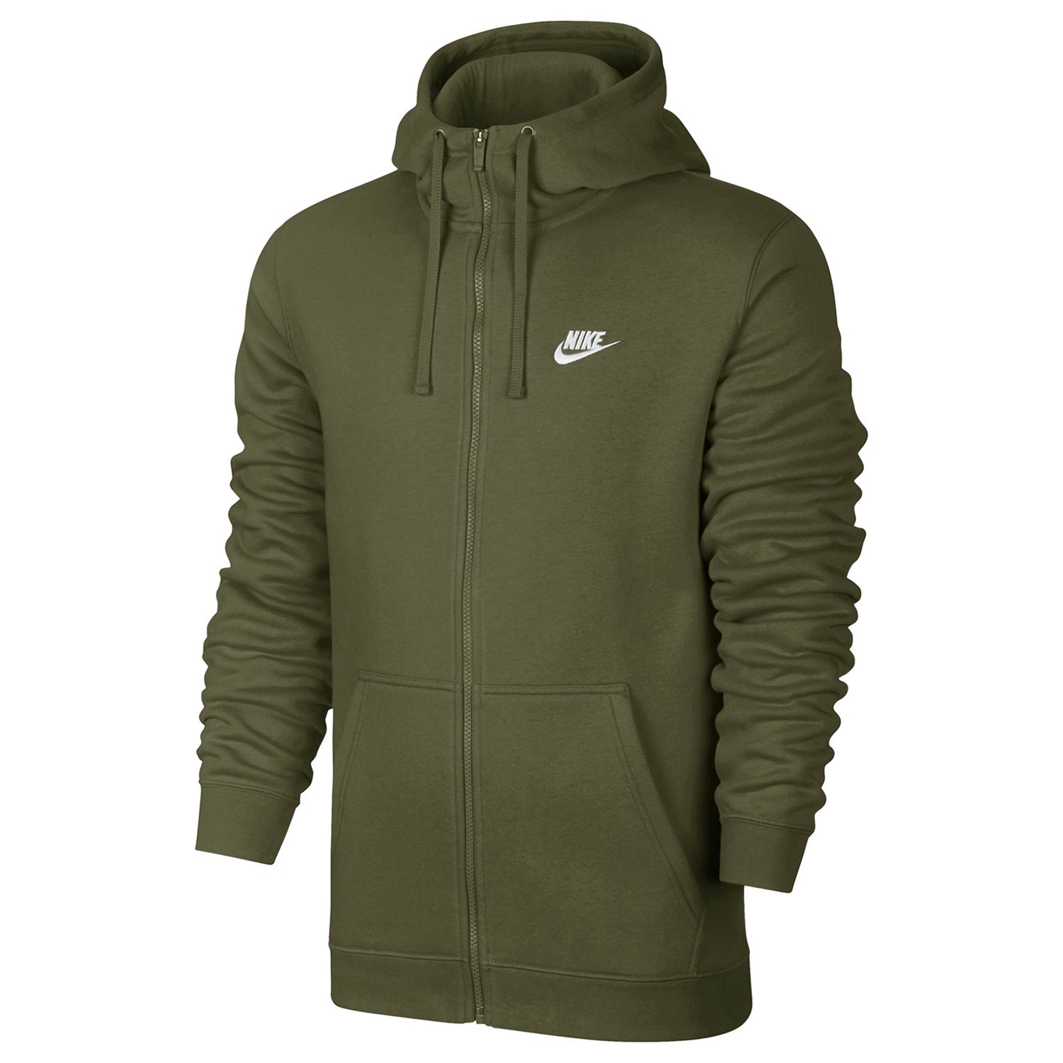 olive green nike sweatshirt