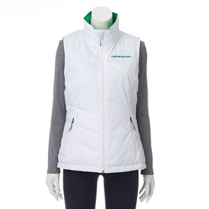 Women's Columbia Oregon Ducks Reversible Powder Puff Vest