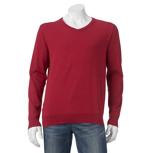 Men's SONOMA Goods for Life® Solid V-Neck Sweater