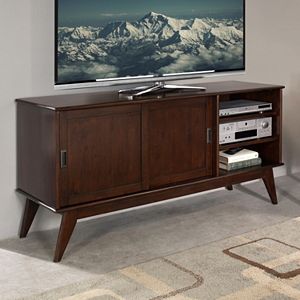 Simpli Home Draper Mid-Century Medium TV Stand