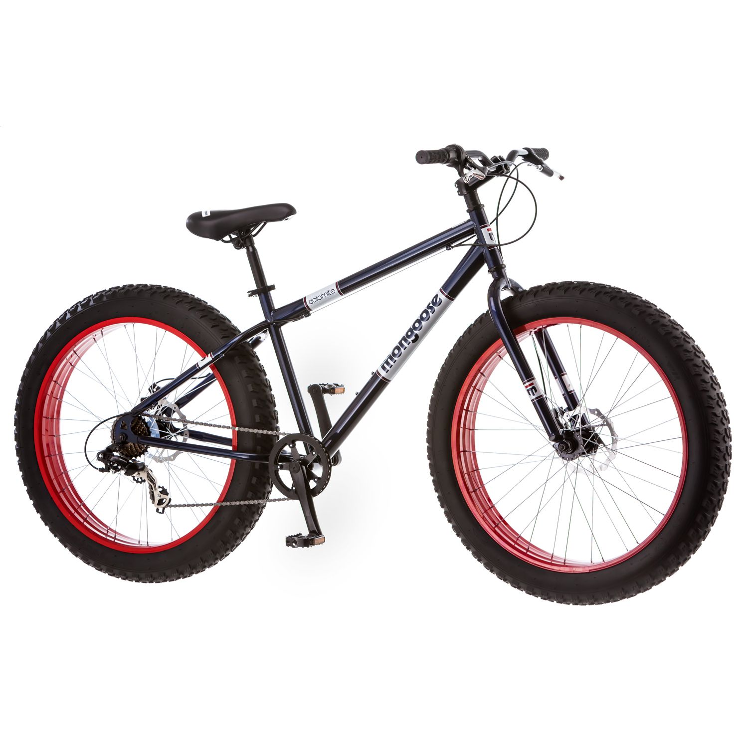 mongoose dolomite fat tire bike 26 wheel