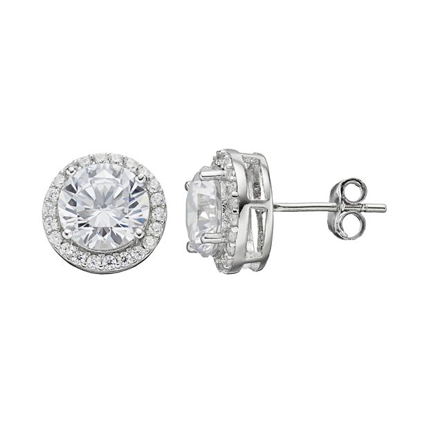 Cubic zirconia earrings on sale kohls