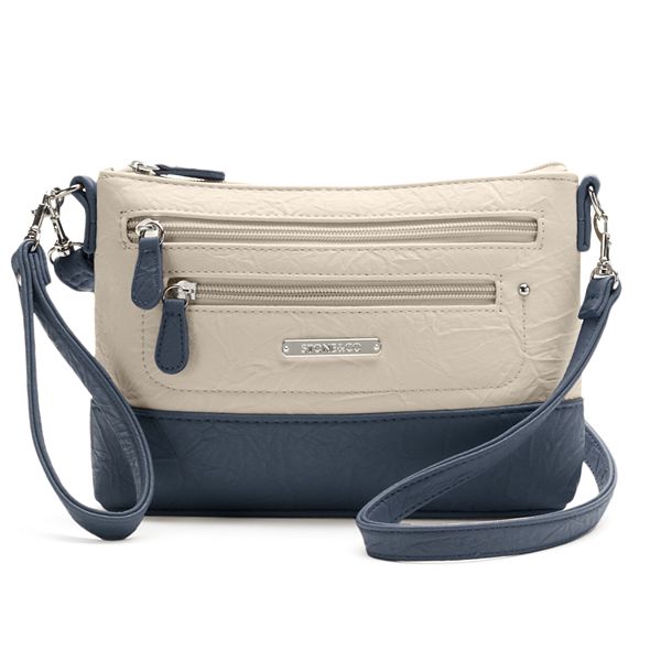 kohls leather handbags