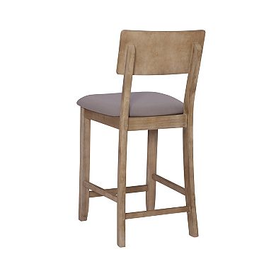 Jordan Gray & Brown Wash Counter Stool