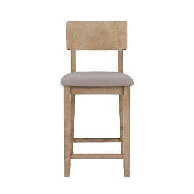 Jordan Gray & Brown Wash Counter Stool