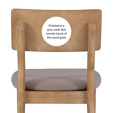 Jordan Gray & Brown Wash Counter Stool