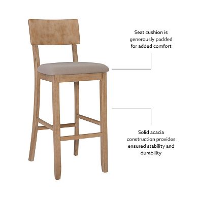 Jordan Gray Wash Bar Stool