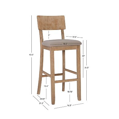 Jordan Gray Wash Bar Stool