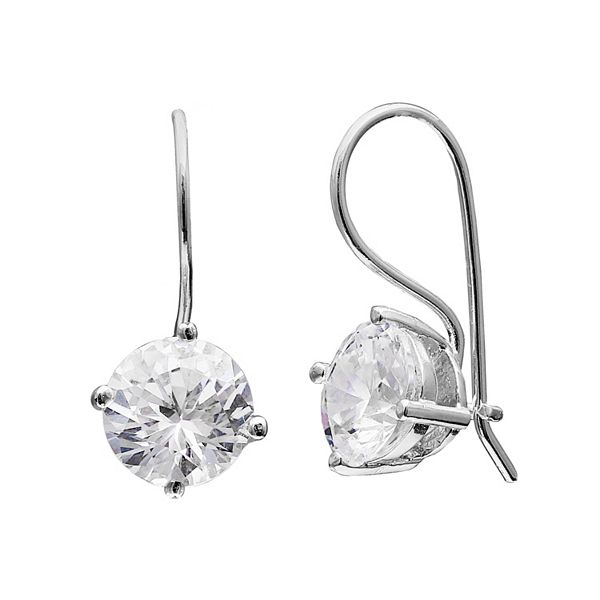 Cubic zirconia earrings on sale kohls