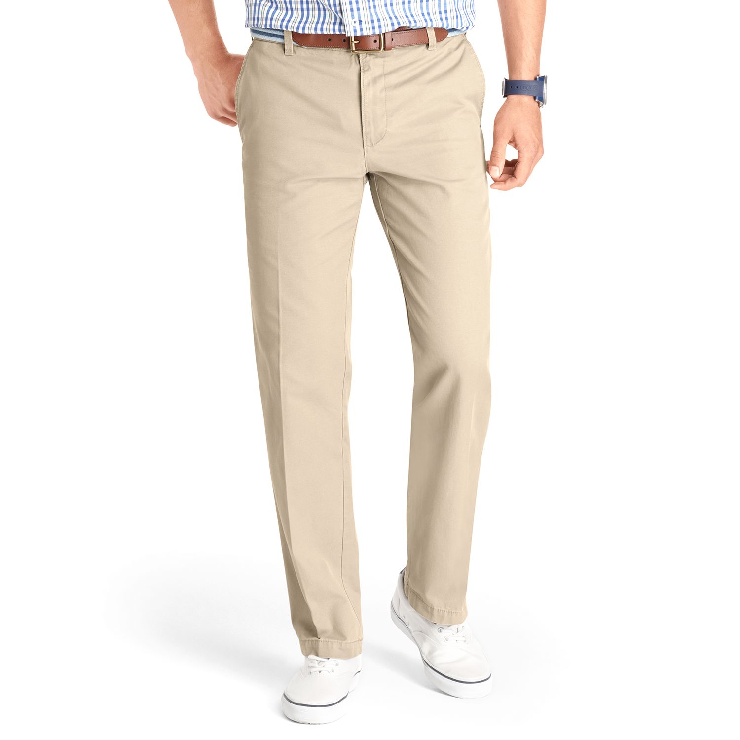 izod saltwater slim fit chinos