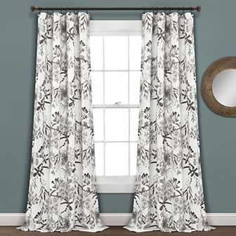 Lush Decor 2-pack Botanical Garden Window Curtains