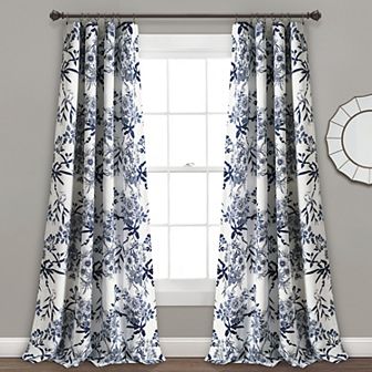 Lush Decor 2-pack Botanical Garden Window Curtains