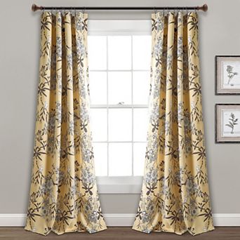 Lush Decor 2-pack Botanical Garden Window Curtains