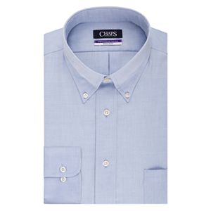 Men's Chaps Regular Fit Non Iron Stretch Button-down Collar Dress Shirt