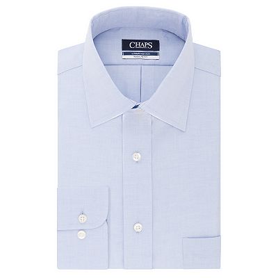 chaps no iron dress shirts Chaps Men's Regular-Fit Ultimate No-Iron Stretch Spread-Collar Dress Shirt  (Grey, 15 1/2 34-35) at Amazon Men's Clothing store