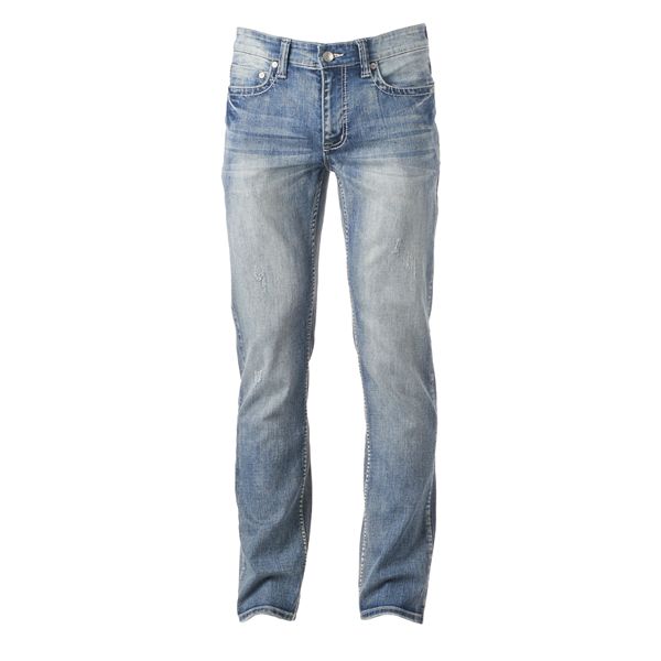 Zwembad zuurgraad Ambassadeur Men's Helix Industry Slim-Fit Straight-Leg Jeans